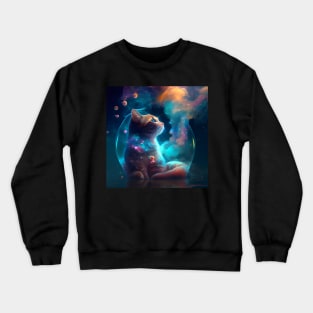 Galactic Feline Crewneck Sweatshirt